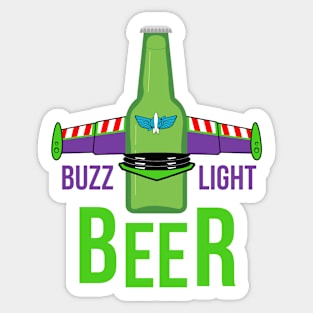 BUZZ LIGHT BEER Sticker